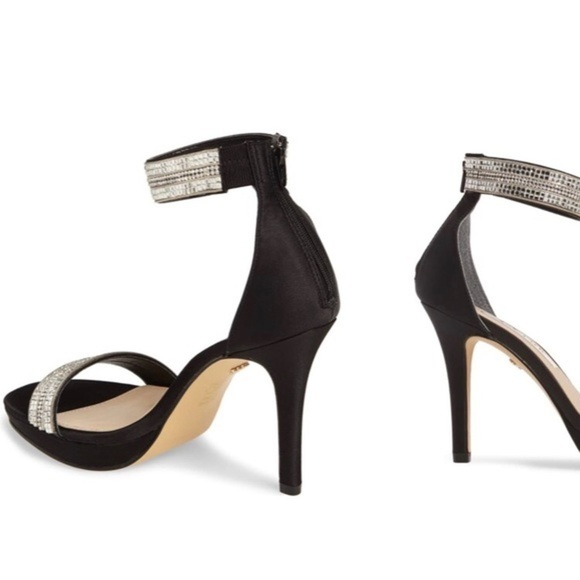 Nina Aubrie Ankle Strap Black Sandal Sz 9M, NIB - Picture 7 of 7